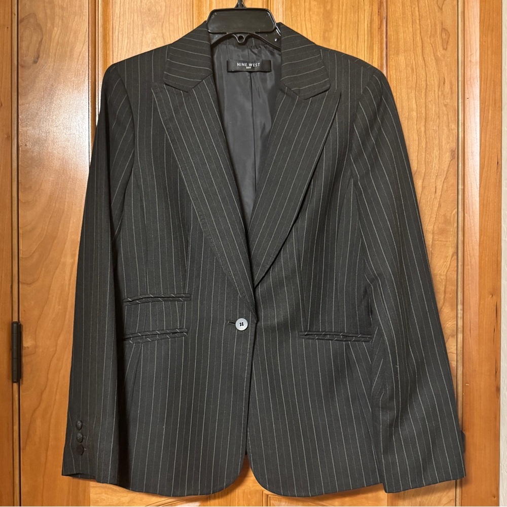 Nine West 90s Vintage Pinstripe Blazer